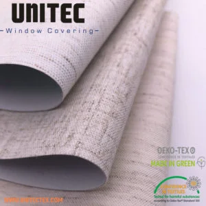 Natural linen blind material manufacturers