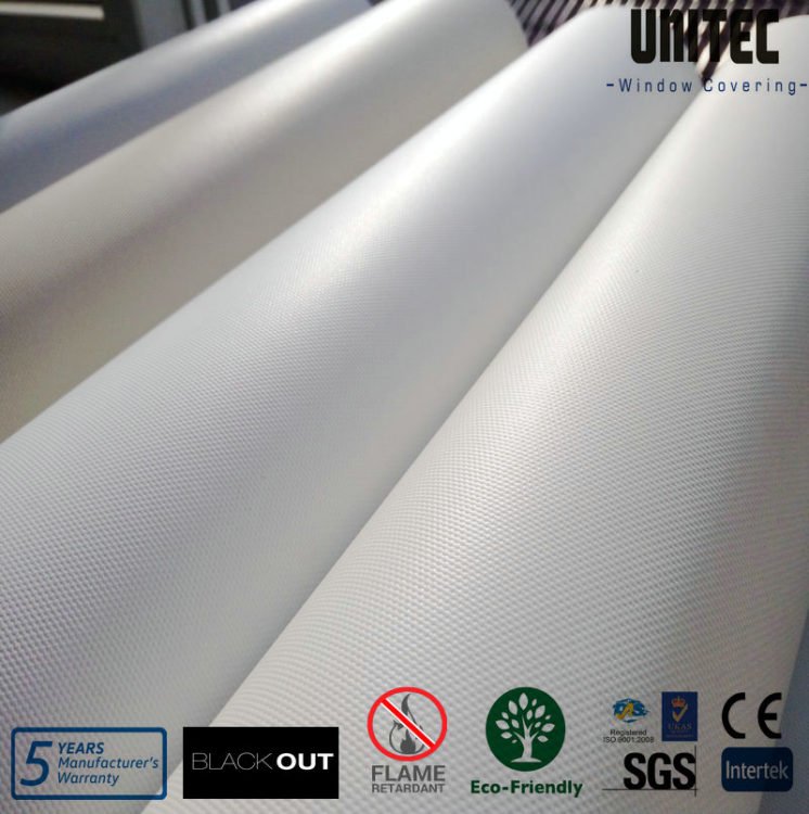 Basic and Premium Vinyl Roller Shades Fabric Manufacturer 1 PLY Fiberglass 3 PLY PVC VINYL