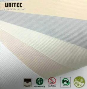 PVC blackout roller blinds PVC fiberglass roller blinds fabric T-PVC URB03