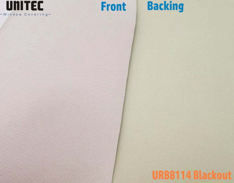 Plain Blackout Shades Blackout Blinds Fabric URB8114 UNITEC 2