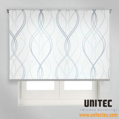 Printing fiberglass PVC Blackout vertical blinds fabric 89mm/127mm