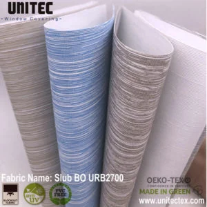 Textured roller blinds fabric Slub BO URB2701