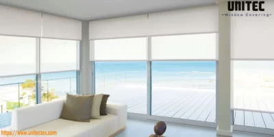 Decorate your beach house with roller blinds for windows