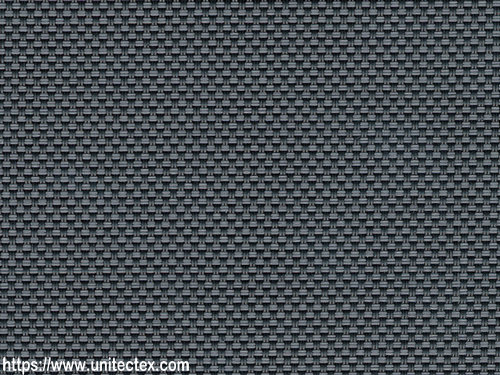 Roller Screen Shade Fabric Black Grey
