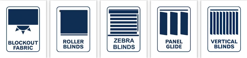 PVC Vinyl fabric roller blinds vertical blinds