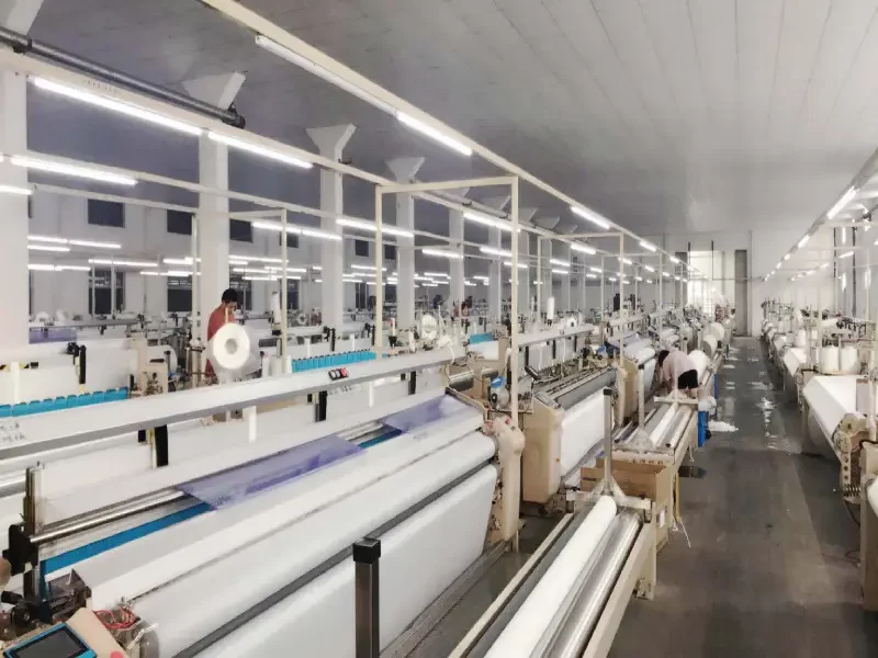 Factory of fabric for roller shades and blinds